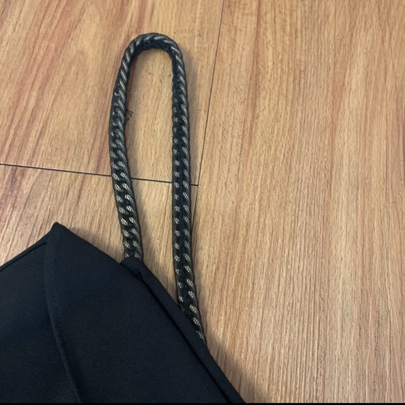 RACHEL Rachel Roy Black Draped Cocktail Dress - Picture 8 of 11